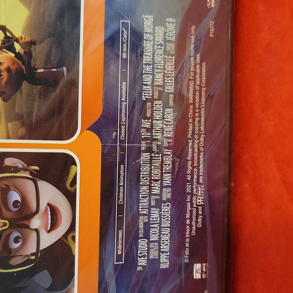 🌲 NWT Felix and the Hidden Treasure animated DVD - Picture 3 of 4